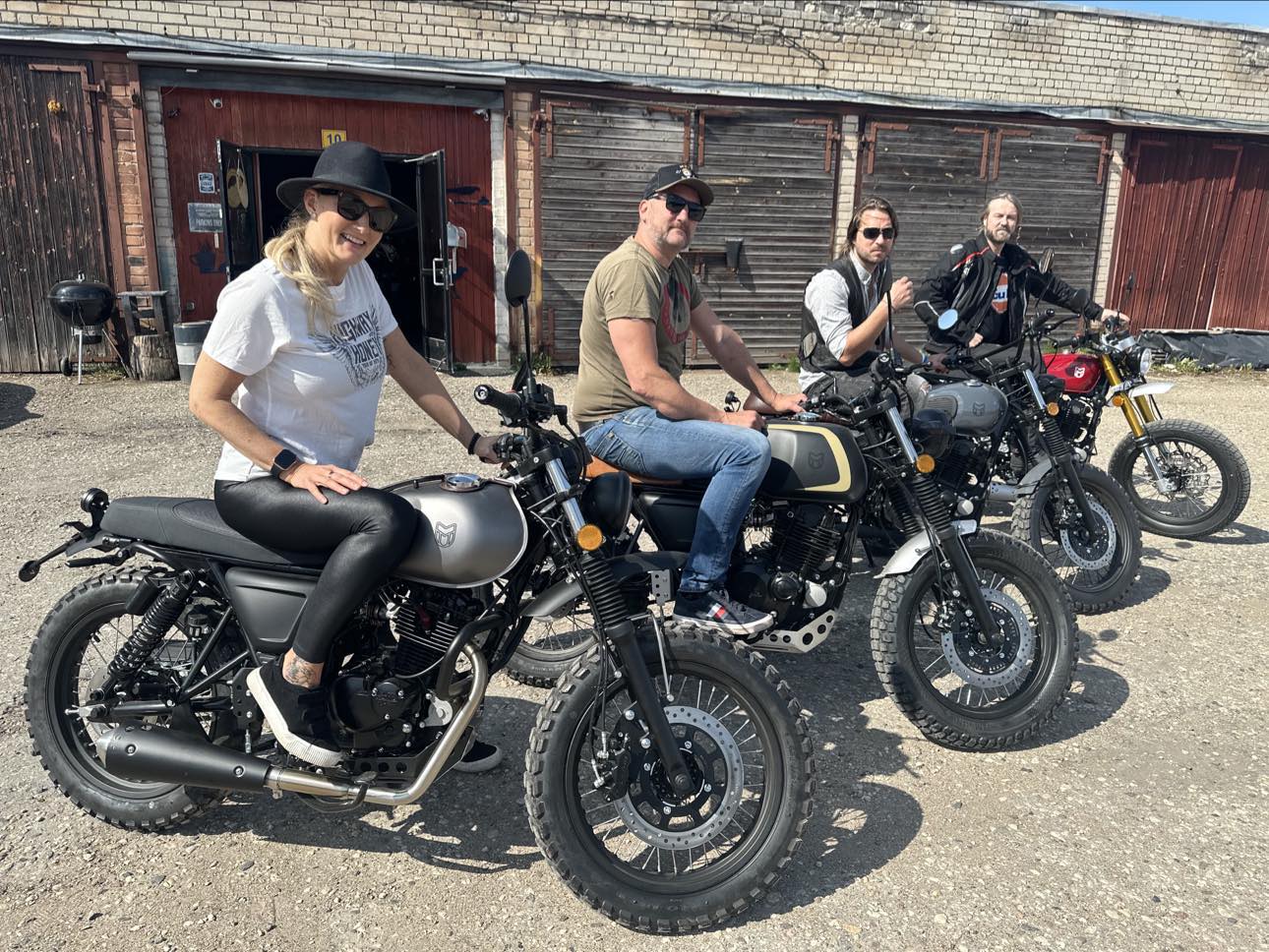 Motorock workshop and bikes