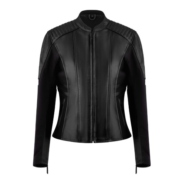 Amelia Black Leather Jacket