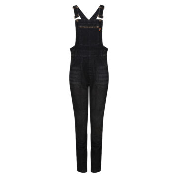 Daisy Black Dungaree
