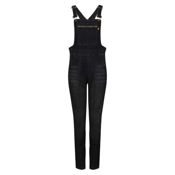 Daisy Black Dungaree