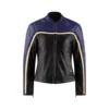 Hayley Purple Leather Jacket