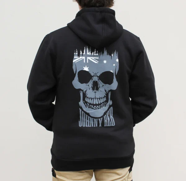 Meeste Aussie Skull Full-Zip Hoodie