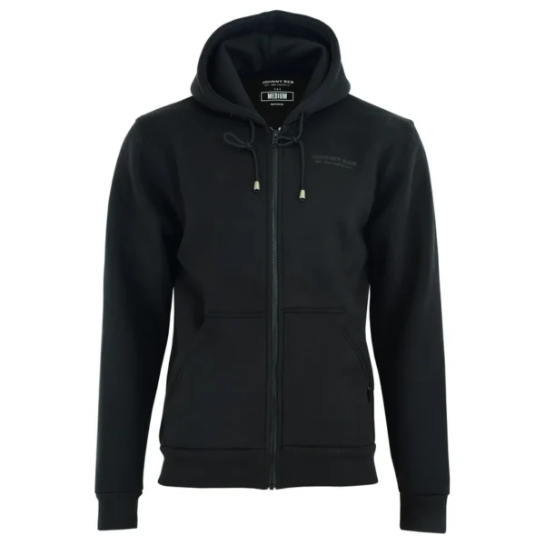 Meeste Distressed Logo Full-Zip Hoodie