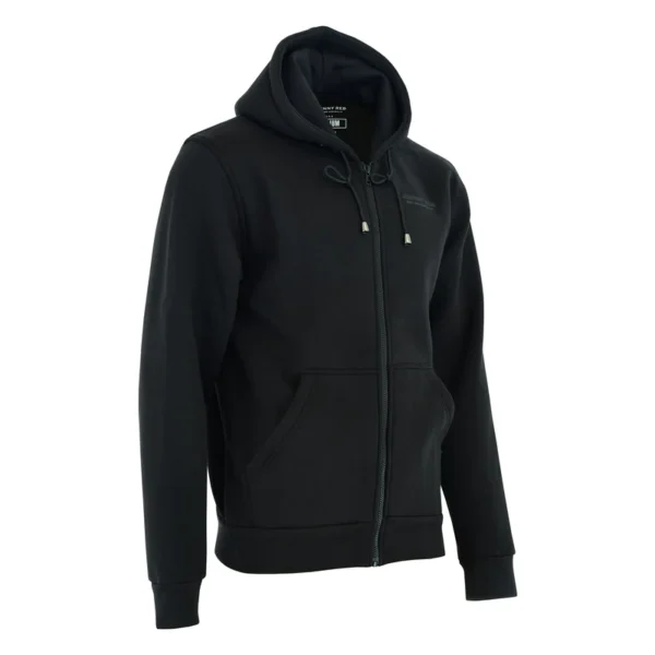 Meeste Distressed Logo Full-Zip Hoodie