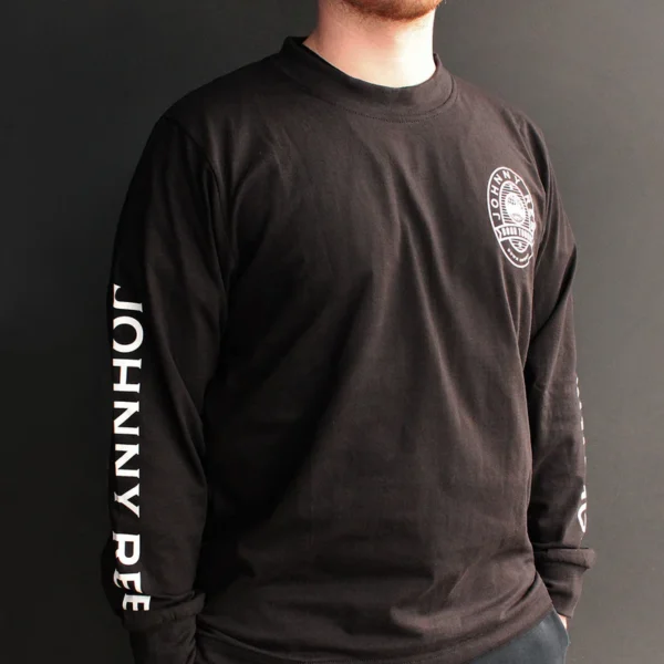 'Johnny Reb' logo pikkade varrukatega T-särk