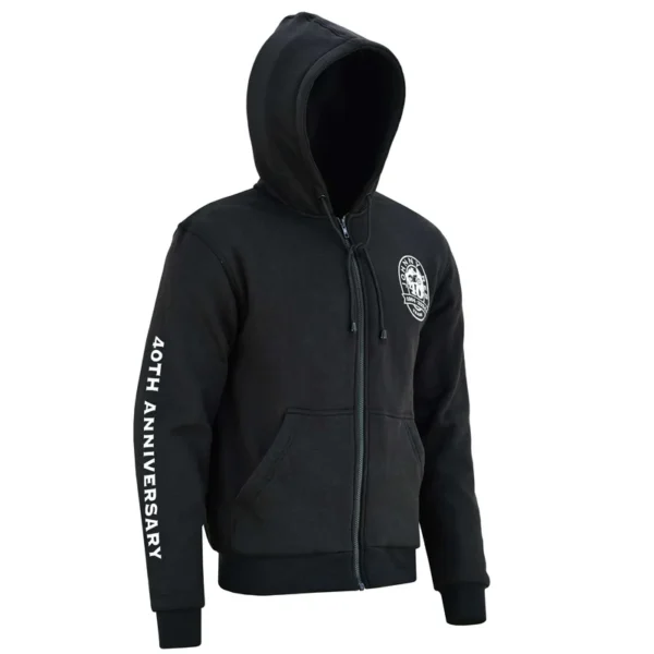 Meeste 40. aastapäeva kaitsev Full Zip Hoodie