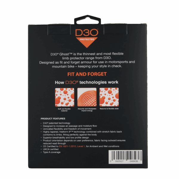 D3O Ghost L1 puusa-/õlmakaitse (paar)