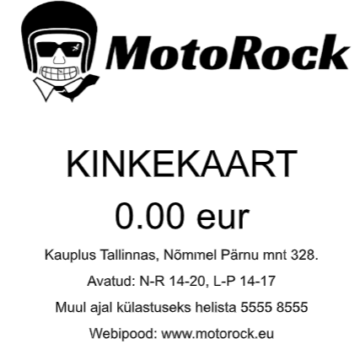 MotoRock gift card