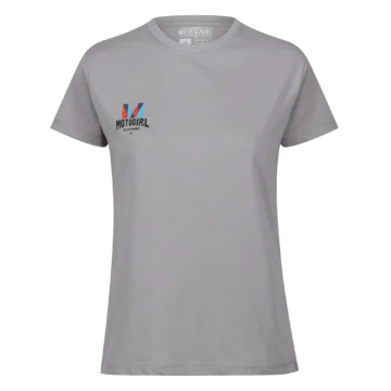 T-Shirt - MotoGirl Clothing Logo (Grey)