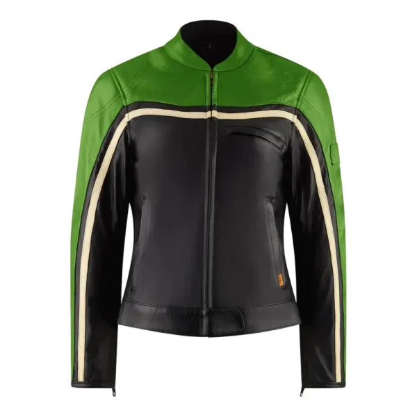 Hayley Green Leather Jacket