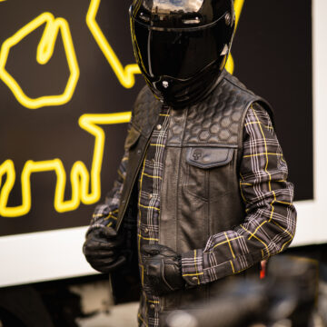 Motorcycle Cut Reaper Leather Black