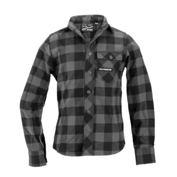 JESSIE JAMES GREY FLANNEL SHIRT