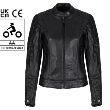 Valerie Black Leather Jacket