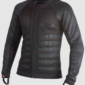 COMMANDO UH BLACK Men's Light-Weight Motorcycle Jacket