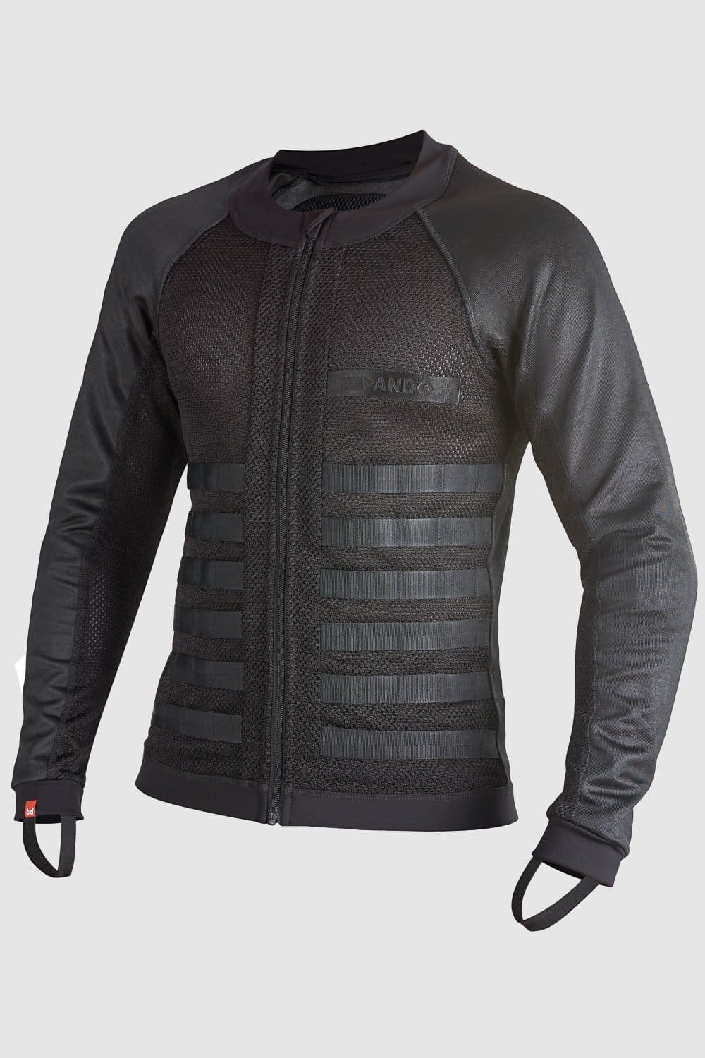 COMMANDO UH BLACK Men's Light-Weight Motorcycle Jacket