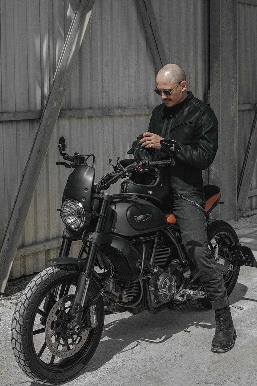 BOSS DYN 01 - mootorratta teksad Meeste Slim-Fit Cordura® ja BALISTEX