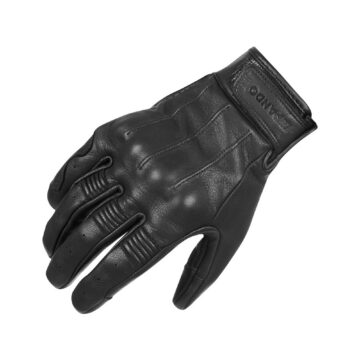 IVY BLACK - Leather Summer Motorcycle Gloves on Sale