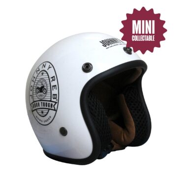 Mini Helmet Collectable - White Logo