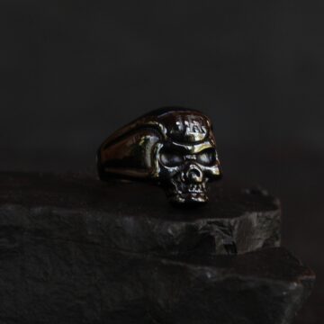 Skull Ring - Black
