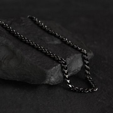 Chain Necklace - Black 60cm
