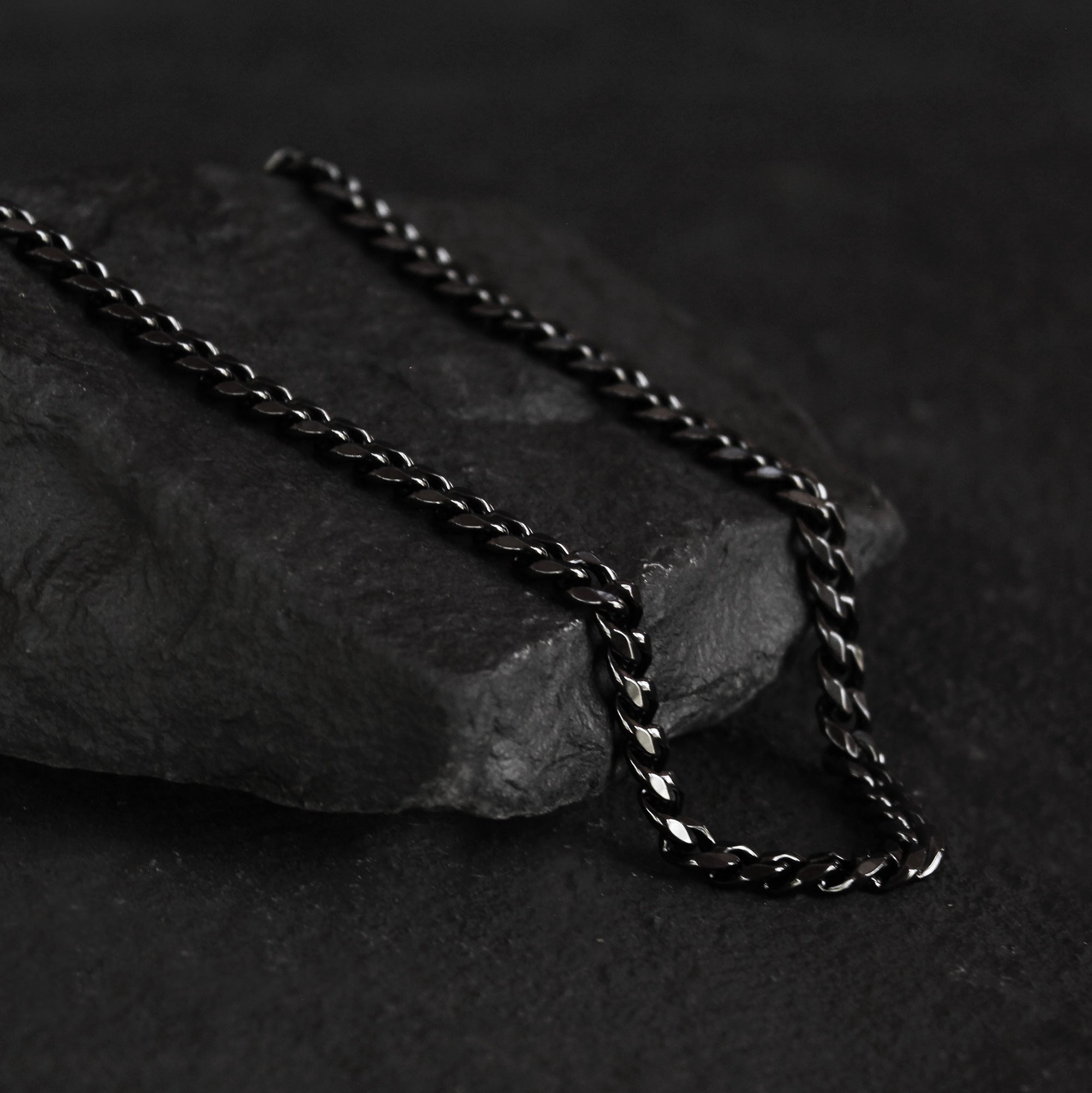 Chain Necklace - Black 60cm