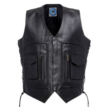 Men's Kangaroo Valley Leather Vest