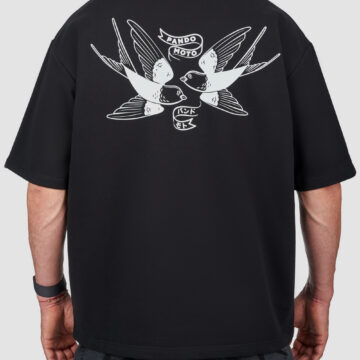 LUKE TOKYO BLACK – Oversized T-Shirt for Bikers, Unisex