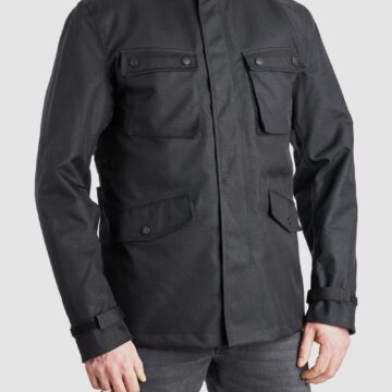 M65 WP JACKET BLACK Slim-Fit Waterproof Motorcycle Jacket on Sale