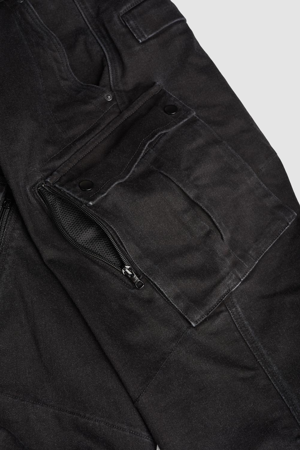 MARK BLACK AAA – Cargo Style Motorcycle Jeans for Men with Cordura® and Balistex®