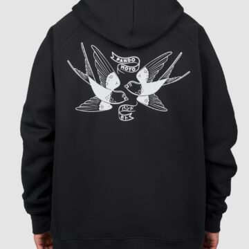 MAX TOKYO BLACK – Oversized Biker Hoodie, Unisex