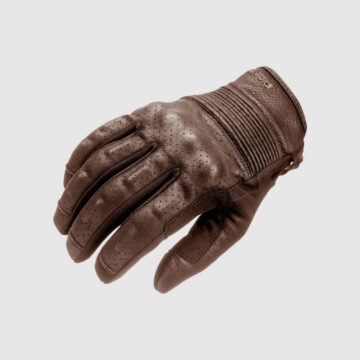 ONYX BROWN - Leather Motorcycle Gloves