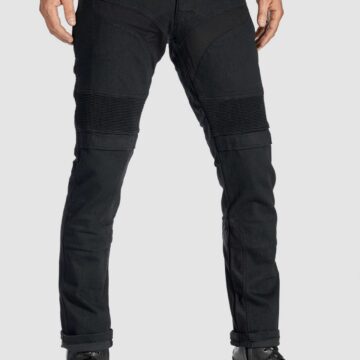 KARLDO SLIM BLACK - Motorcycle Jeans for Men Slim-Fit Cordura®