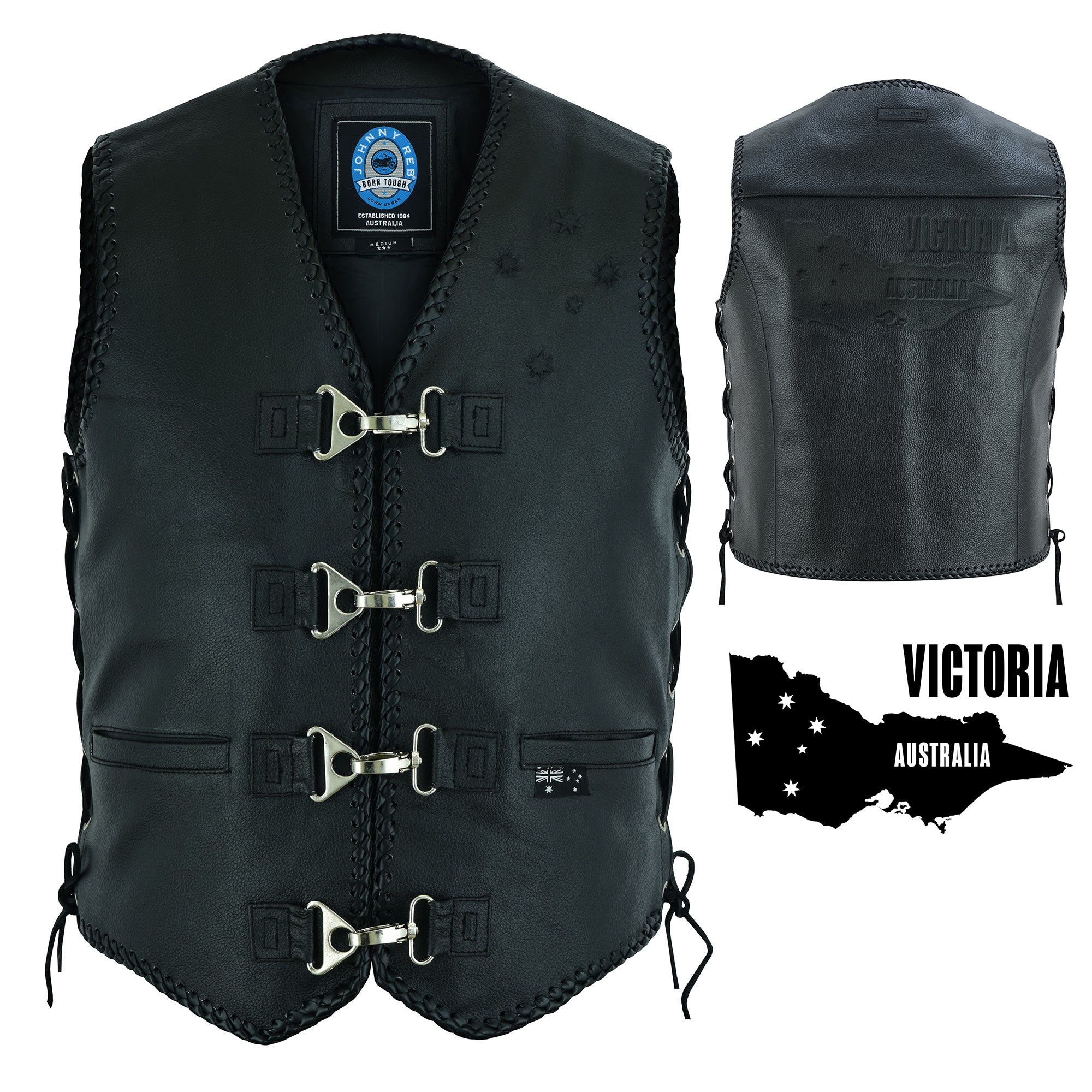 Men's VIC State Leather Vest