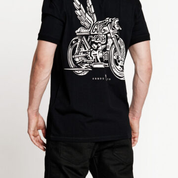 MIKE MOTO WING 1 - T-Shirt for bikers Regular Fit, Unisex on Sale