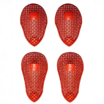 RED SHOULDER AND ELBOW PROTECTORS