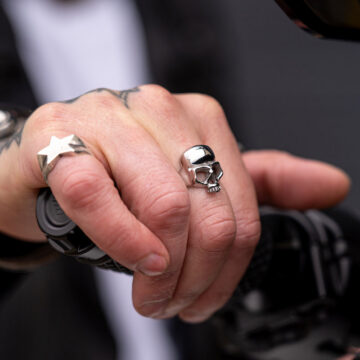 BOBHEAD Silver Skull Ring