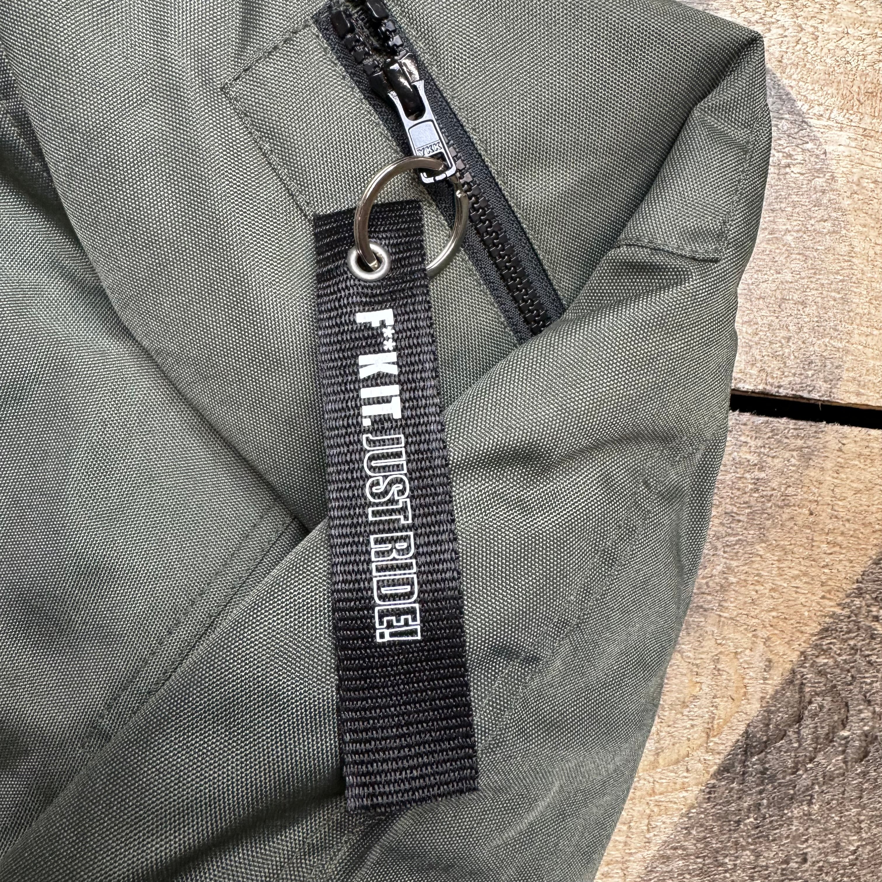 Mootorratta jakk Kaitsev tekstiil Alpha Bomber Green | Soomustatud AAA