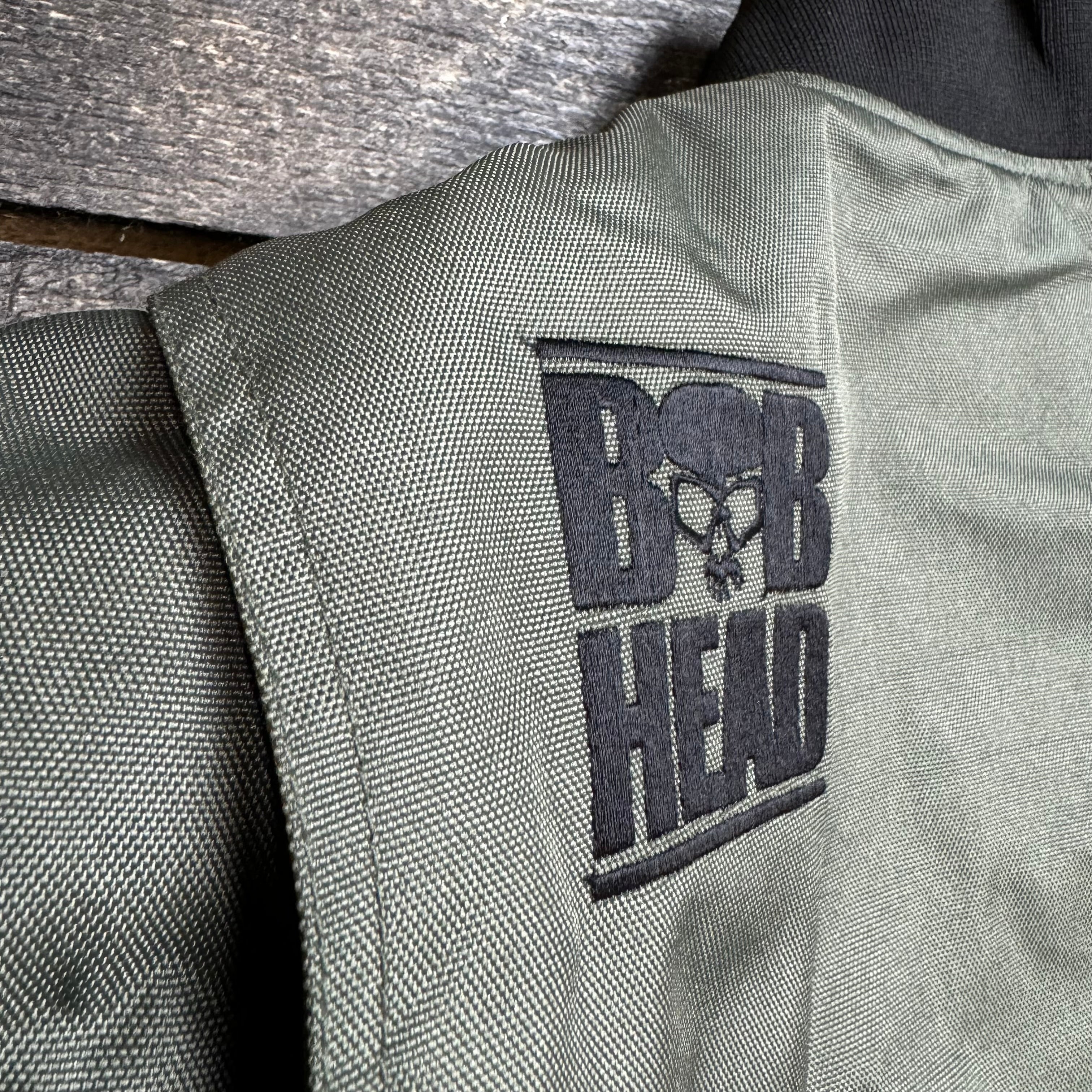 Mootorratta jakk Kaitsev tekstiil Alpha Bomber Green | Soomustatud AAA