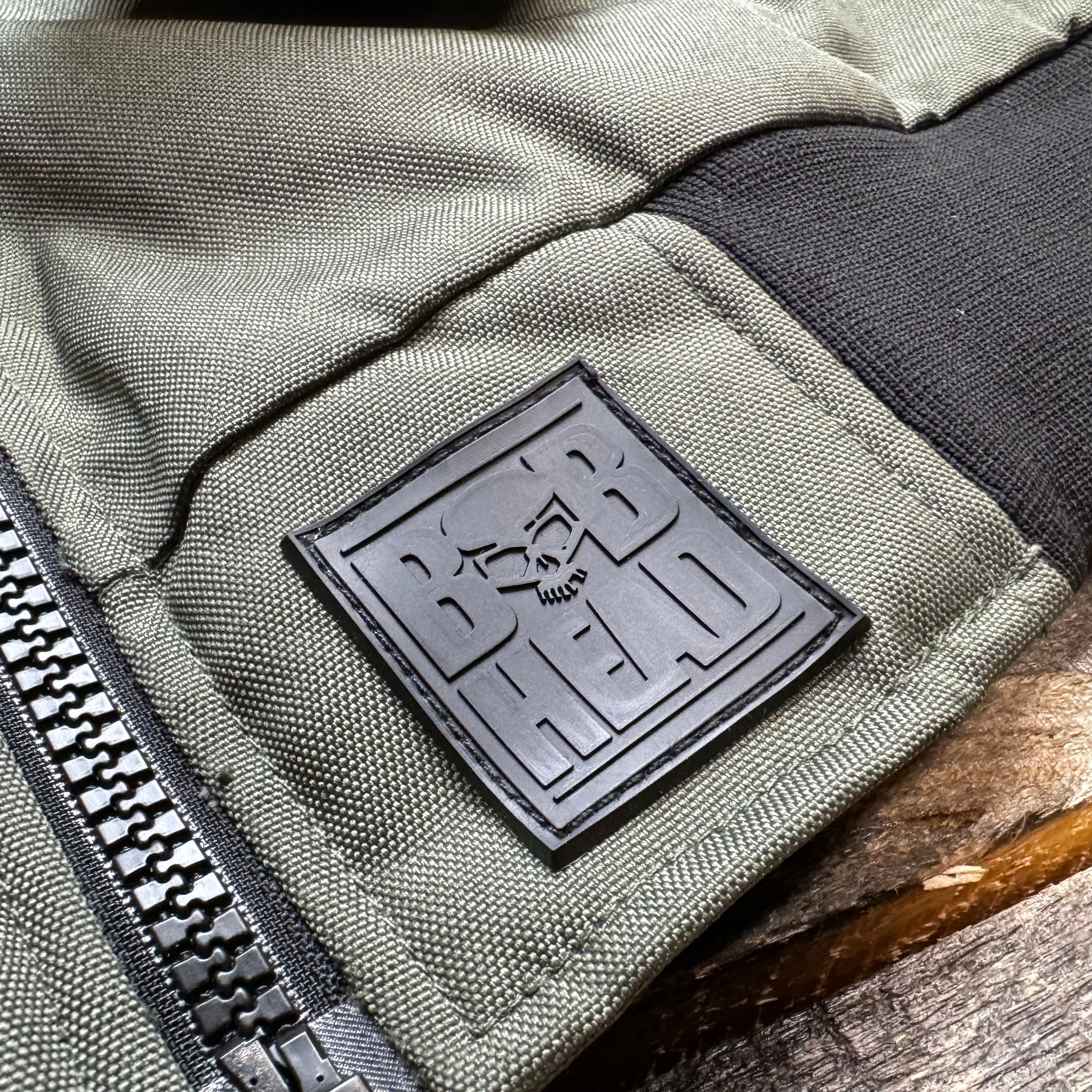 Mootorratta jakk Kaitsev tekstiil Alpha Bomber Green | Soomustatud AAA