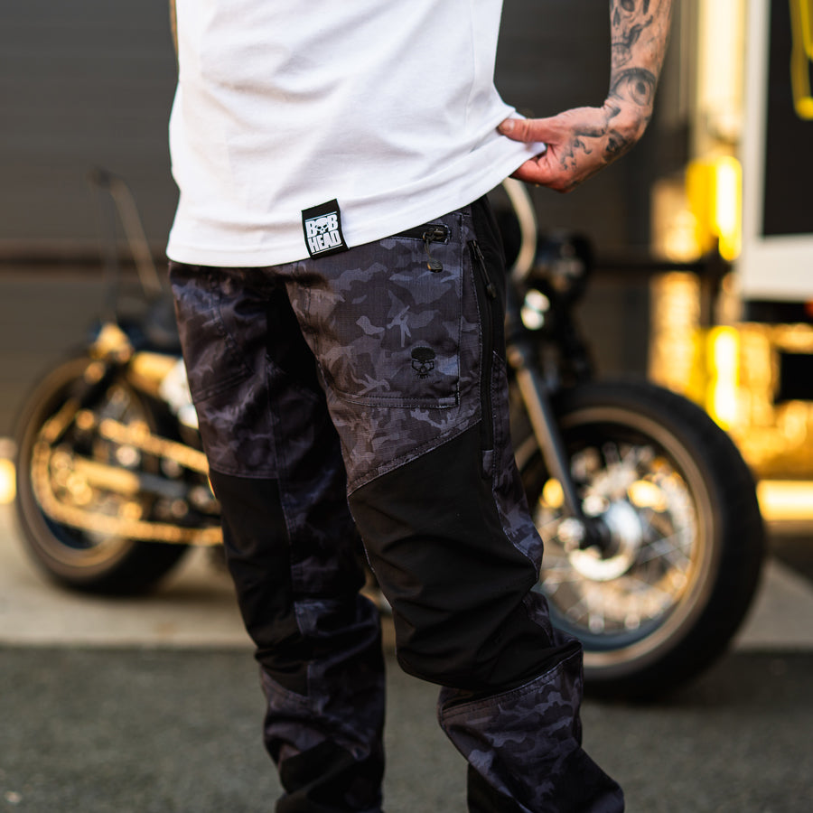 BOBHEAD Casual Cargo Combat Camo / Black