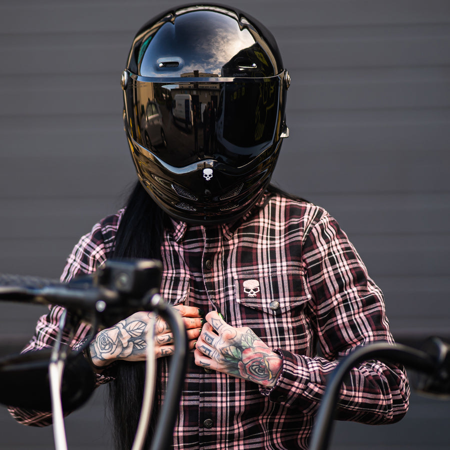 Motorcycle Helmet Reaper Black Fiberglass | DOT & ECE