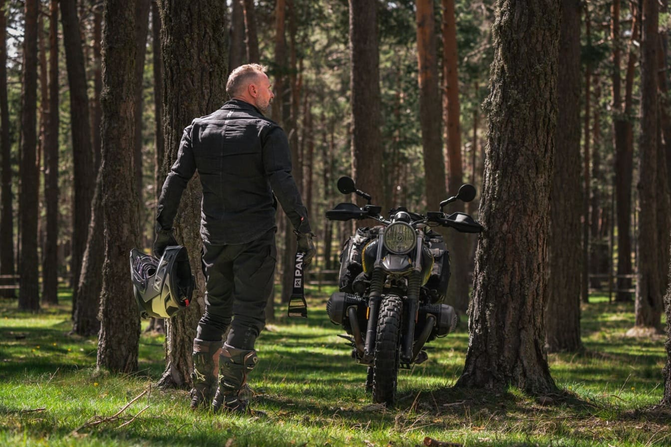 CAPO COR 03 - Mootorratta särk meestele Slim-Fit Cordura®
