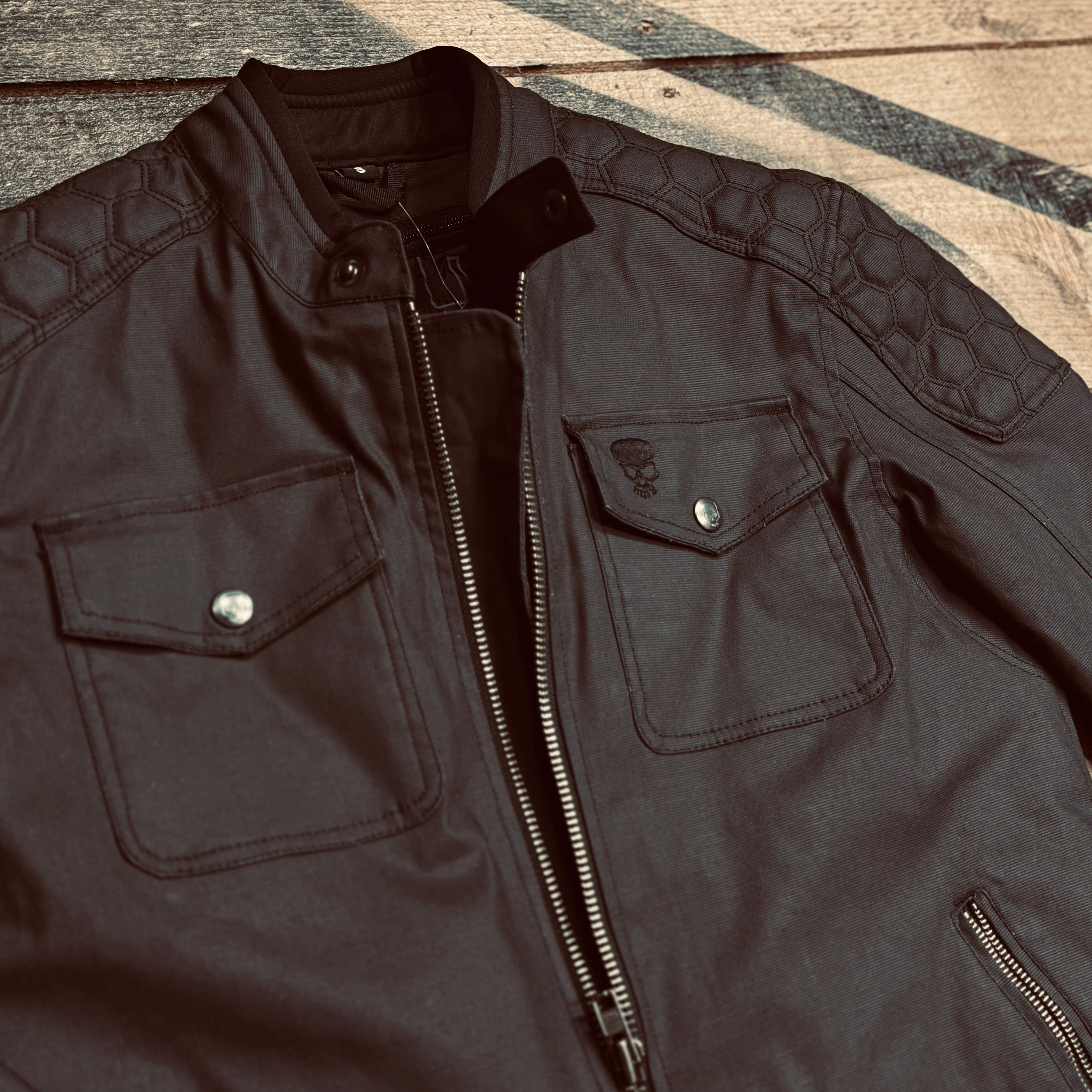 Motorcycle Jacket Protective Textile Racer WP | Armored AAA