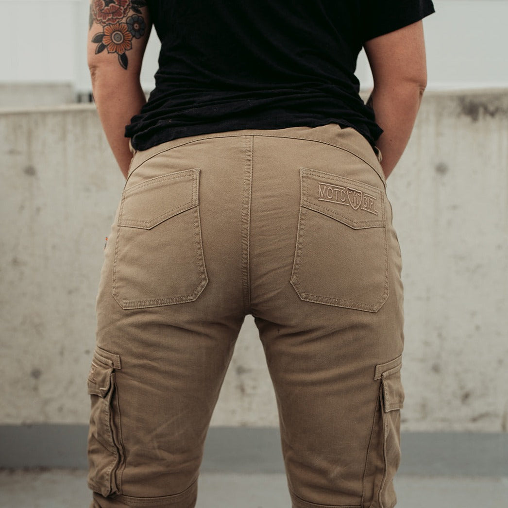 Lara Cargo Beige Trousers