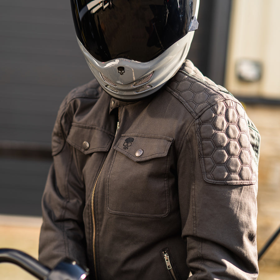 Motorcycle Jacket Protective Textile Racer WP | Armored AAA