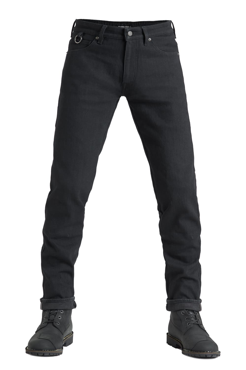 STEEL BLACK 02 - Meeste mootorratta teksad Slim-Fit Dyneema®