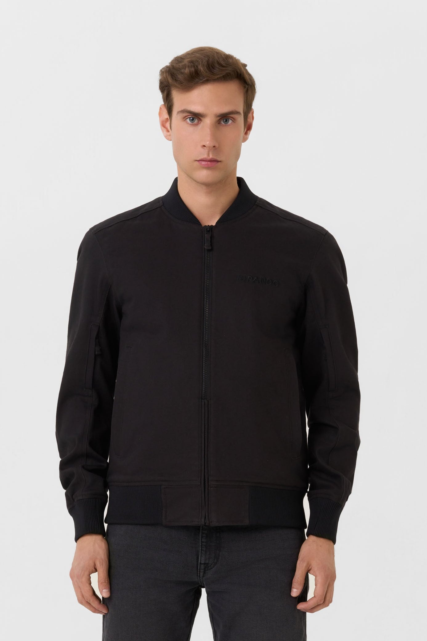 VENTURA BLACK AA - Summer bomber jacket