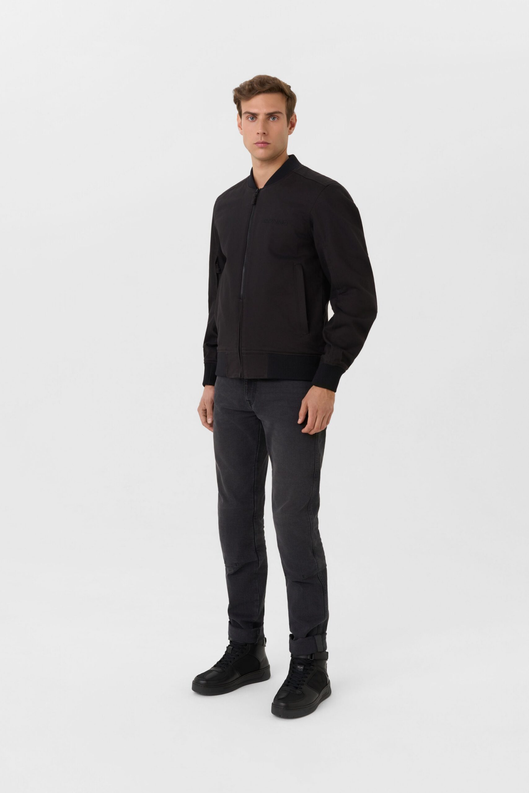 VENTURA BLACK AA - Summer bomber jacket