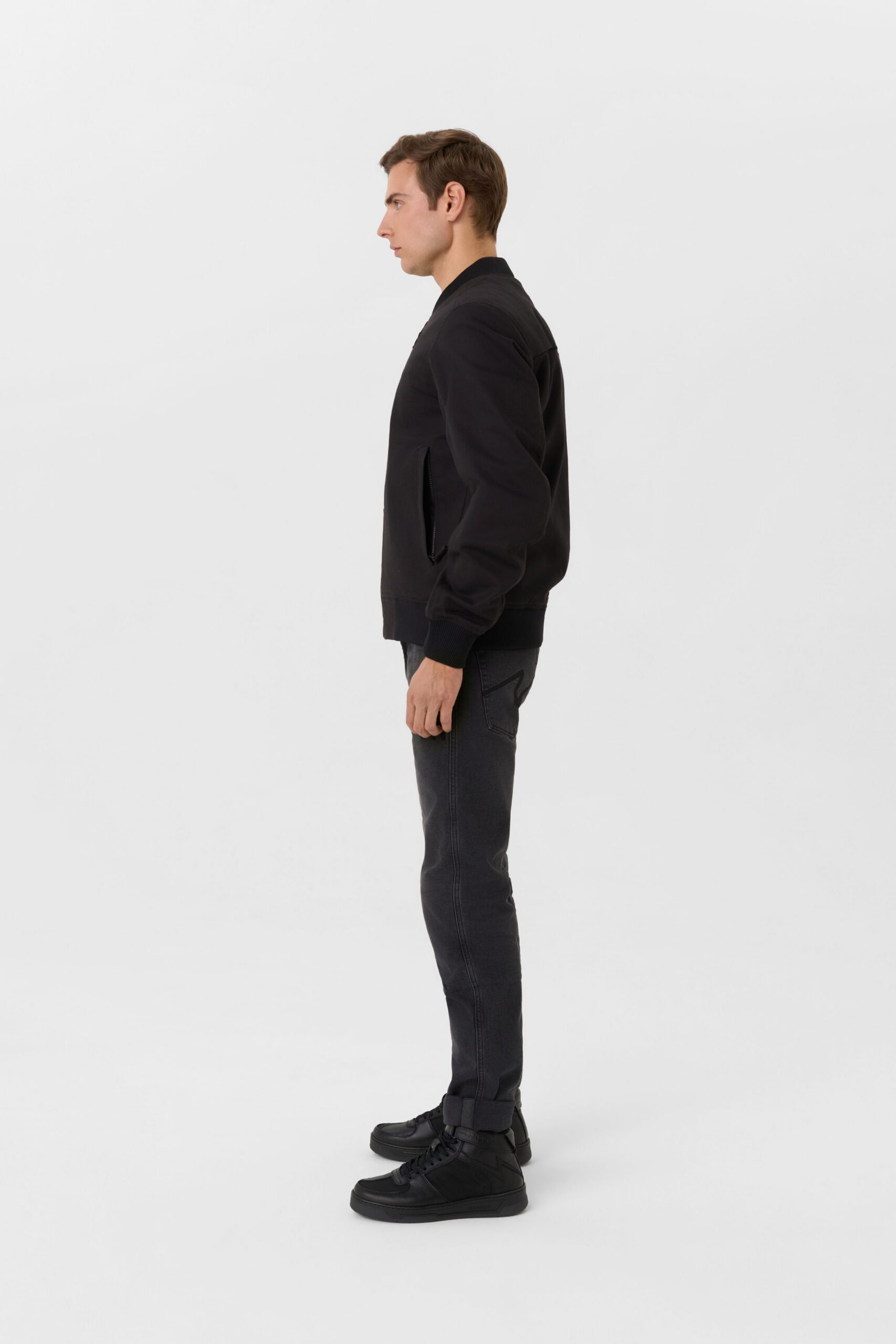 VENTURA BLACK AA - Summer bomber jacket