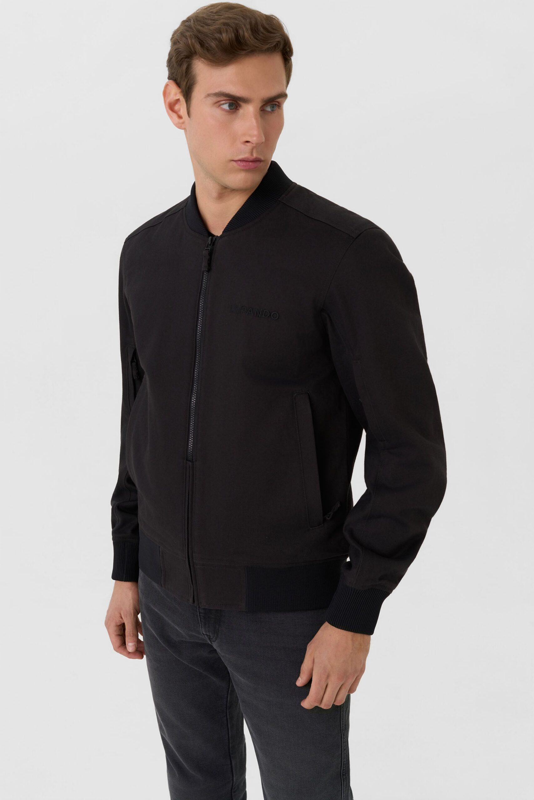 VENTURA BLACK AA - Summer bomber jacket